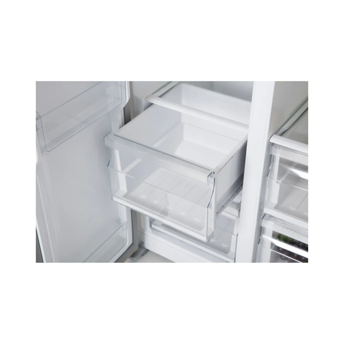 Fridgemaster MS83430BFF - Black American Fridge Freezer - 440L - F Energy - Image 4