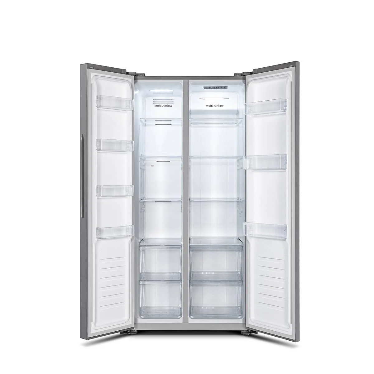 Fridgemaster MS83430ES - Silver American Style Fridge Freezer - 441L - E Energy - Image 3