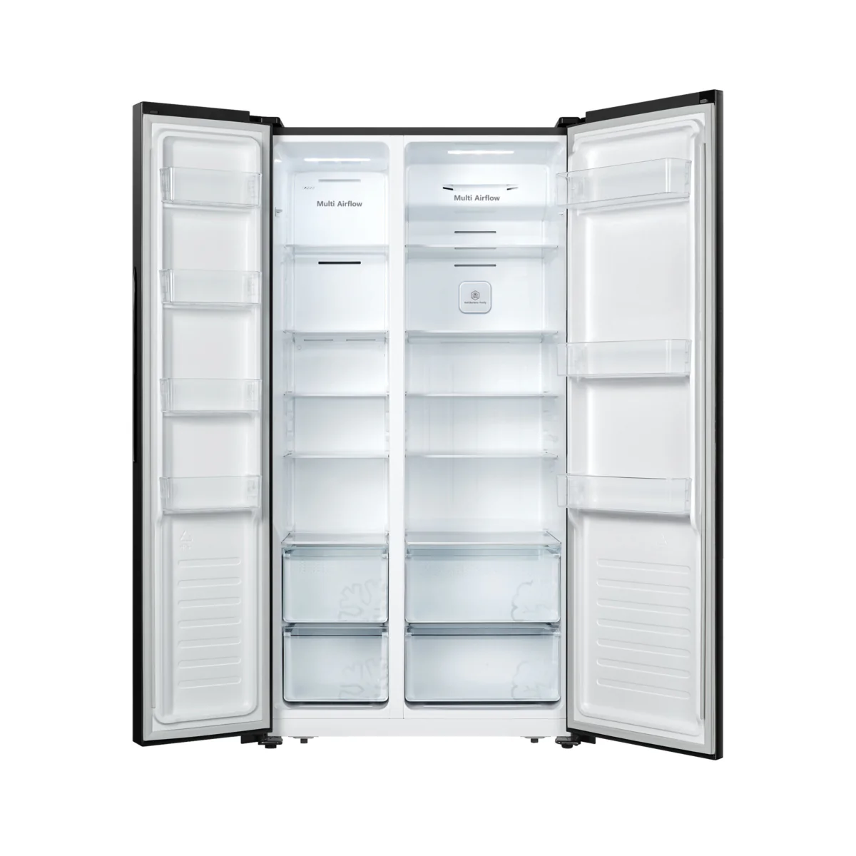 Fridgemaster MS91520EB - Black American Style Fridge Freezer - 519L - E Energy Rating - Image 4