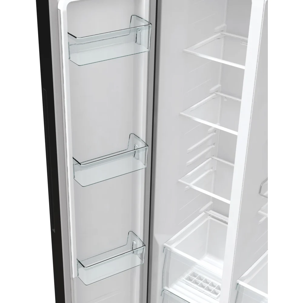 Fridgemaster MS91547BFE - Silver American Fridge Freezer - 547L - E Rated - Image 5