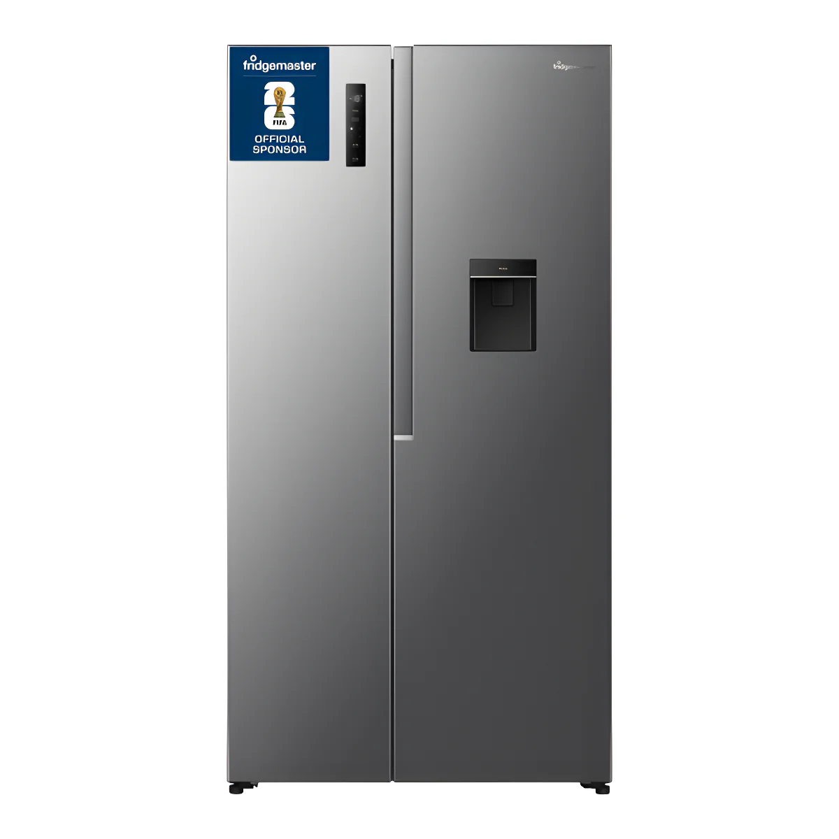 Fridgemaster MS91558DES - Silver American Fridge Freezer - 541L Capacity - E Rating