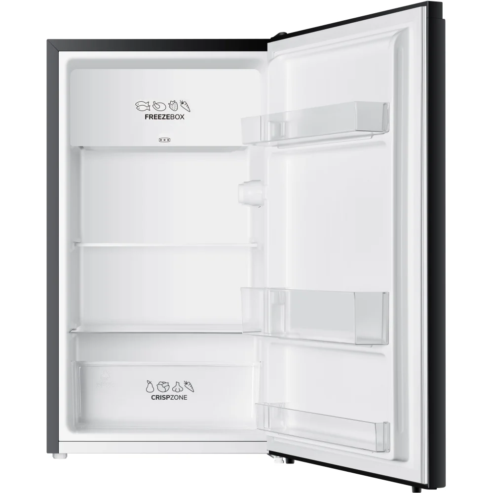 Fridgemaster MUR4894EB - Black Under Counter Fridge with Ice Box - 82L - E Rated - Image 2