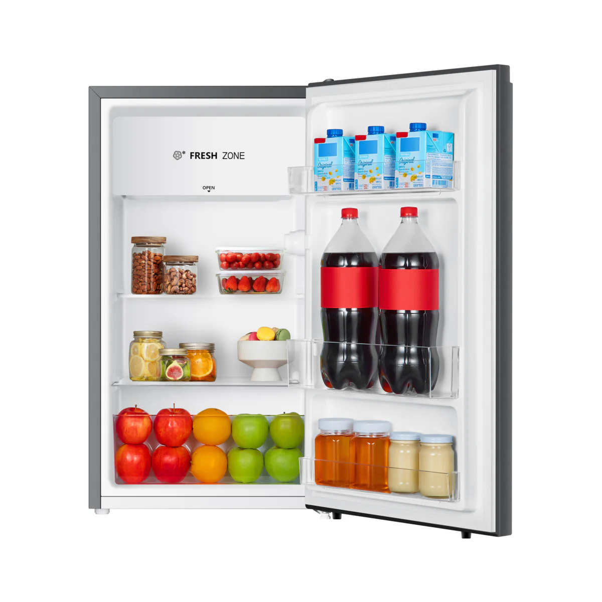 Fridgemaster MUR4894ES - Silver Under Counter Fridge - 82L Capacity - E Energy Rating - Image 4