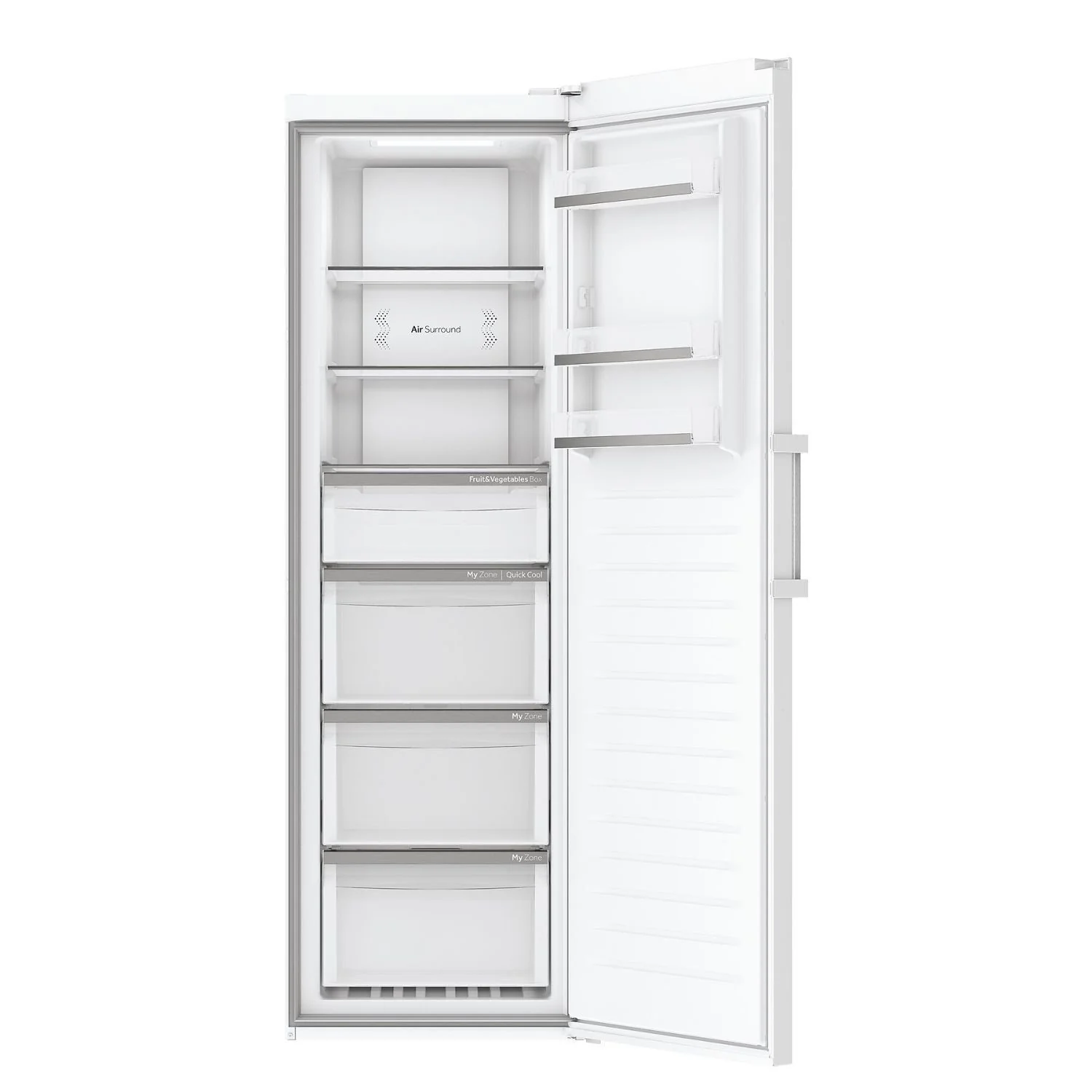 HAIER 1D 60 Series 7 H3R-330WNA UK Tall Fridge - White Fridge - 330L Capacity - A Energy Rating - Image 2