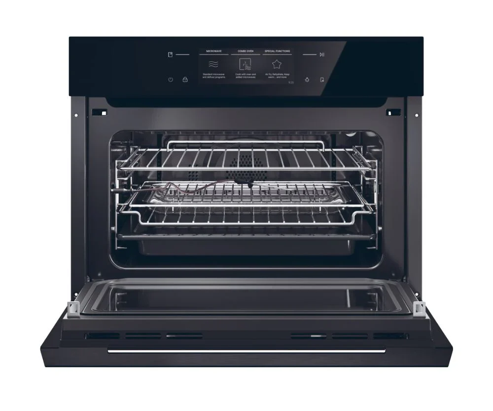 Haier H4MWID69P6NQB - Black Compact Oven with Microwave - 44L - Built-in - Image 2