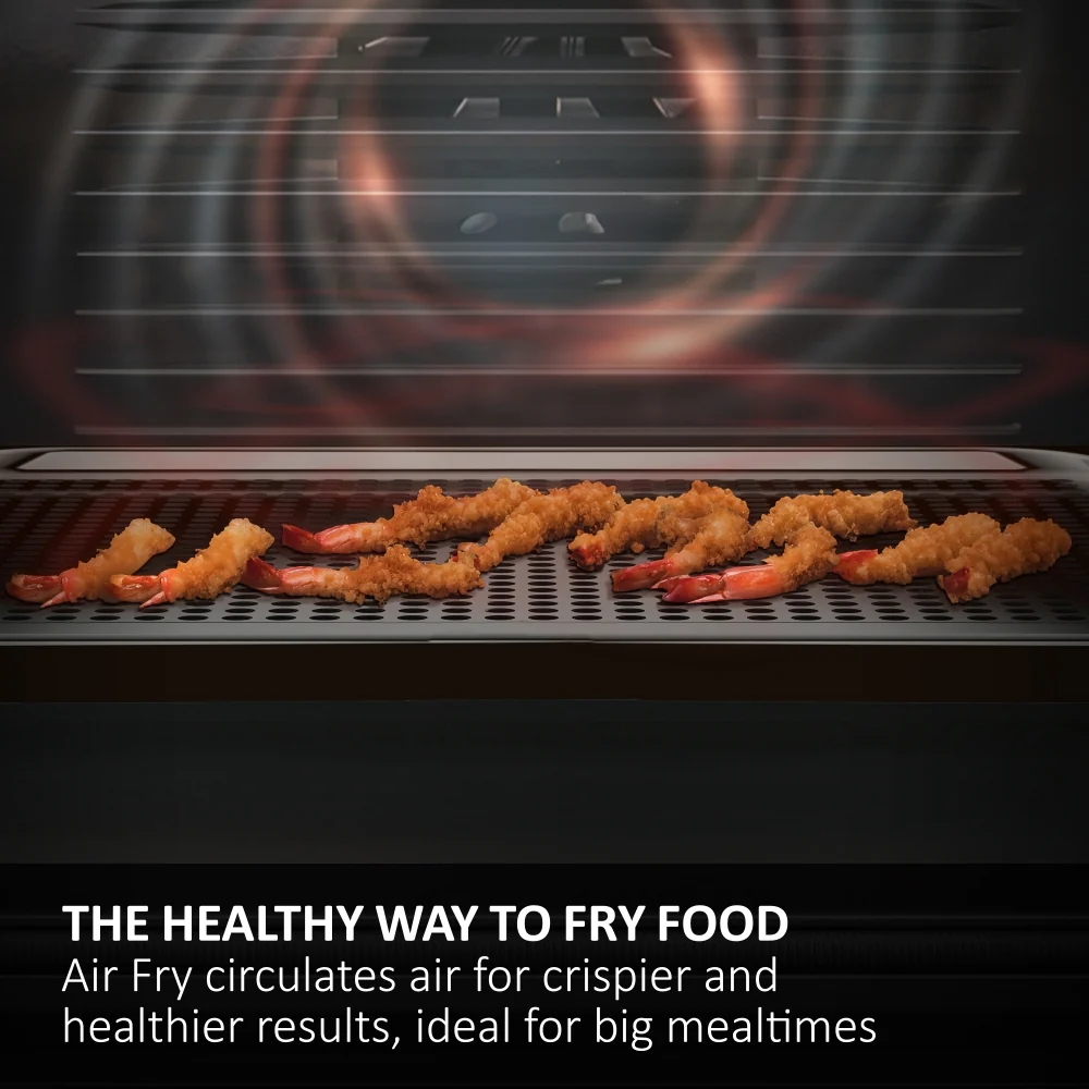 Haier H6 ID25G3YTB2 - Black Built-In Single Oven - 78L Capacity - E Energy Rating - Image 4