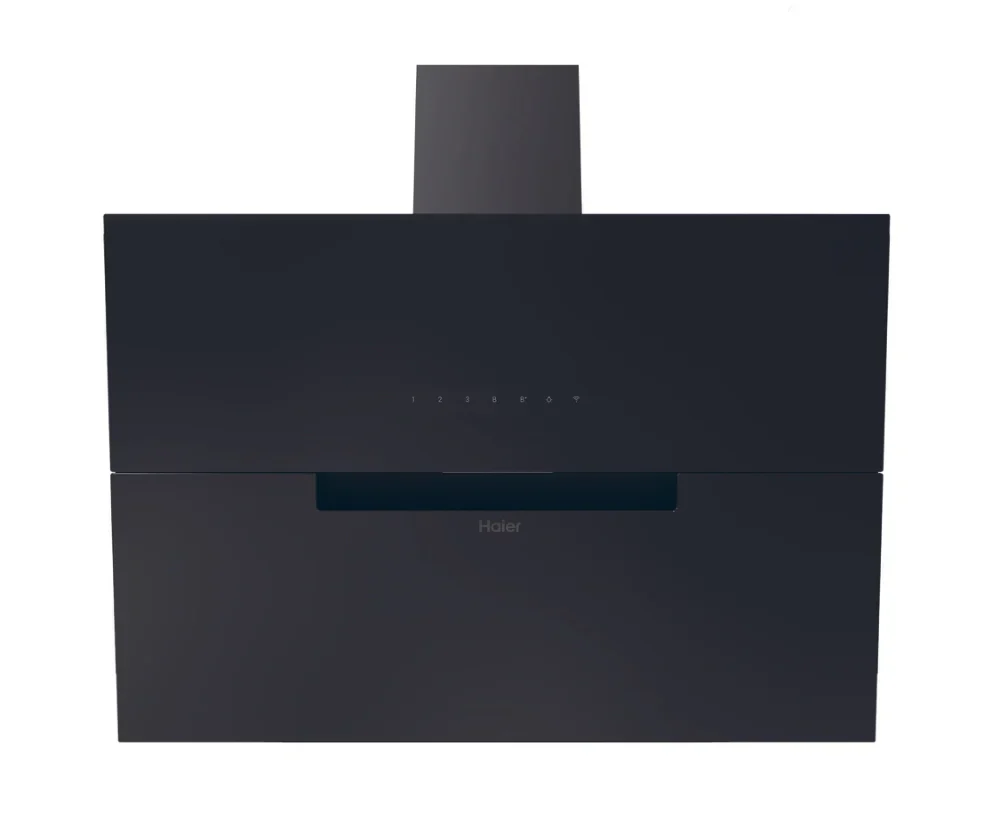Haier HADG9CBS4BWIFI - Black 90cm Wall Mounted Extractor - A++ Energy Rating