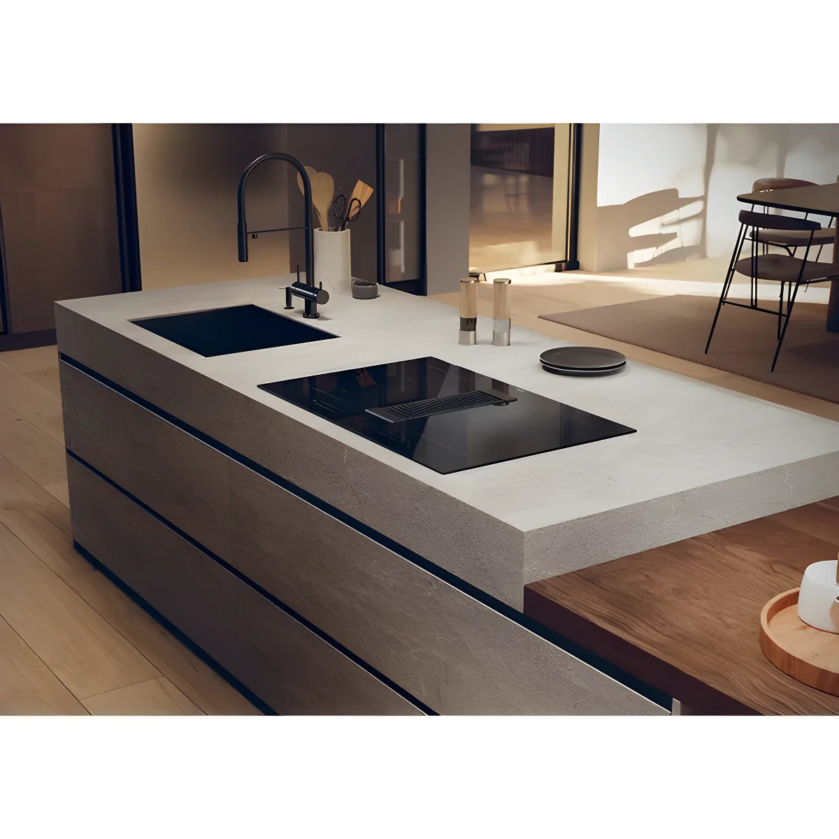 Haier HAIH82MTMCF - Black Induction Hob - 4 Zones - 81.5cm - Image 2