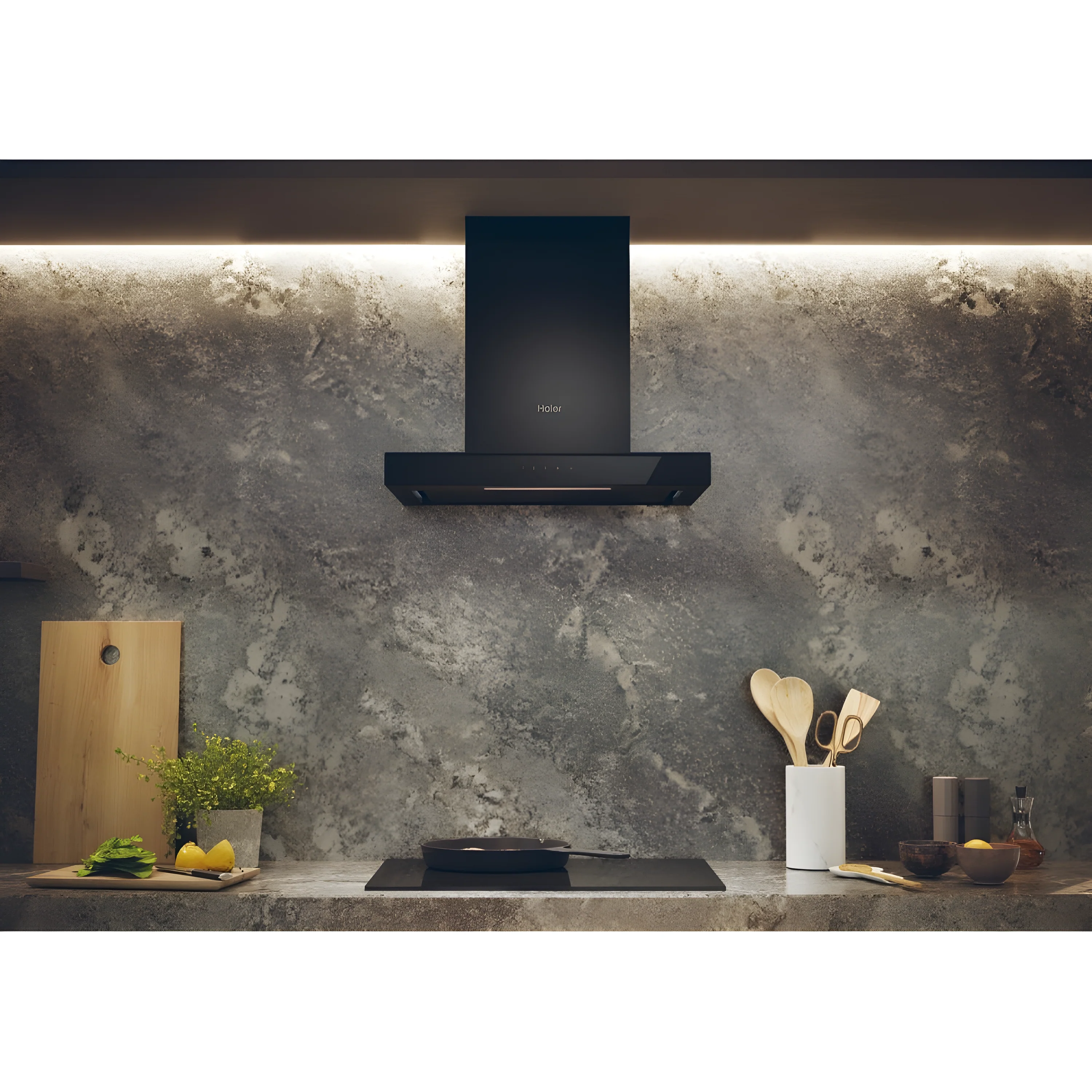 Haier HATS6CBS4B - Black 60cm Chimney Cooker Hood - A+ Energy Rated - Image 5