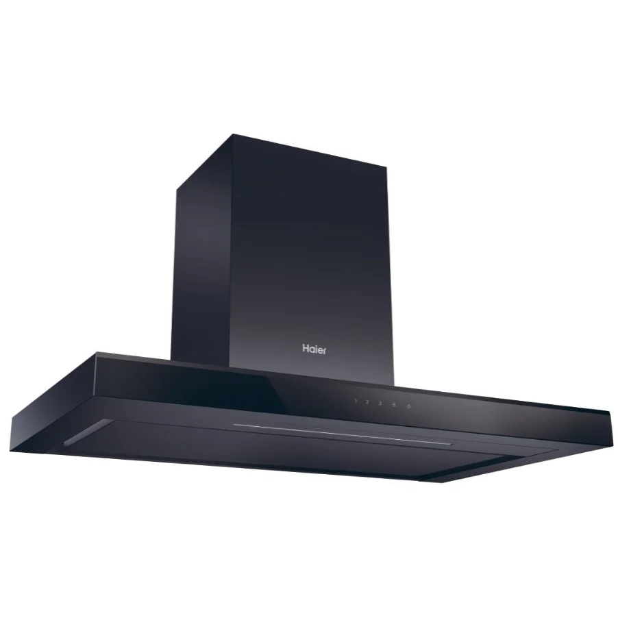 Haier HATS9CBS4B - Black 90cm Chimney Cooker Hood - A+ Energy Rated - Image 3