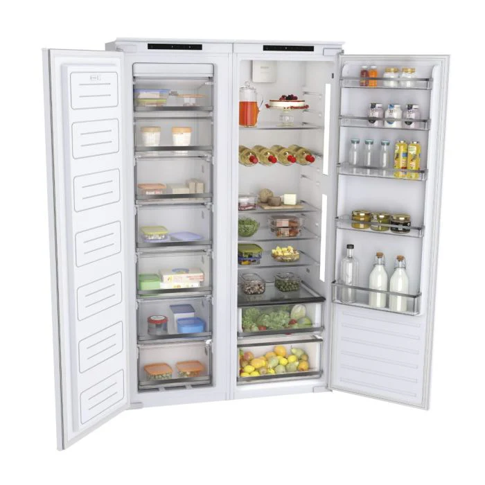 Haier HAUN518EWK - Integrated In Column Frost Free Freezer with Slide Hinge Door- E energy - Image 2