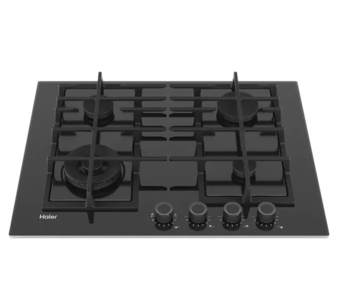 Haier HAVG5BF4S2B/1 - Black 4 Zone Gas Hob - Image 2