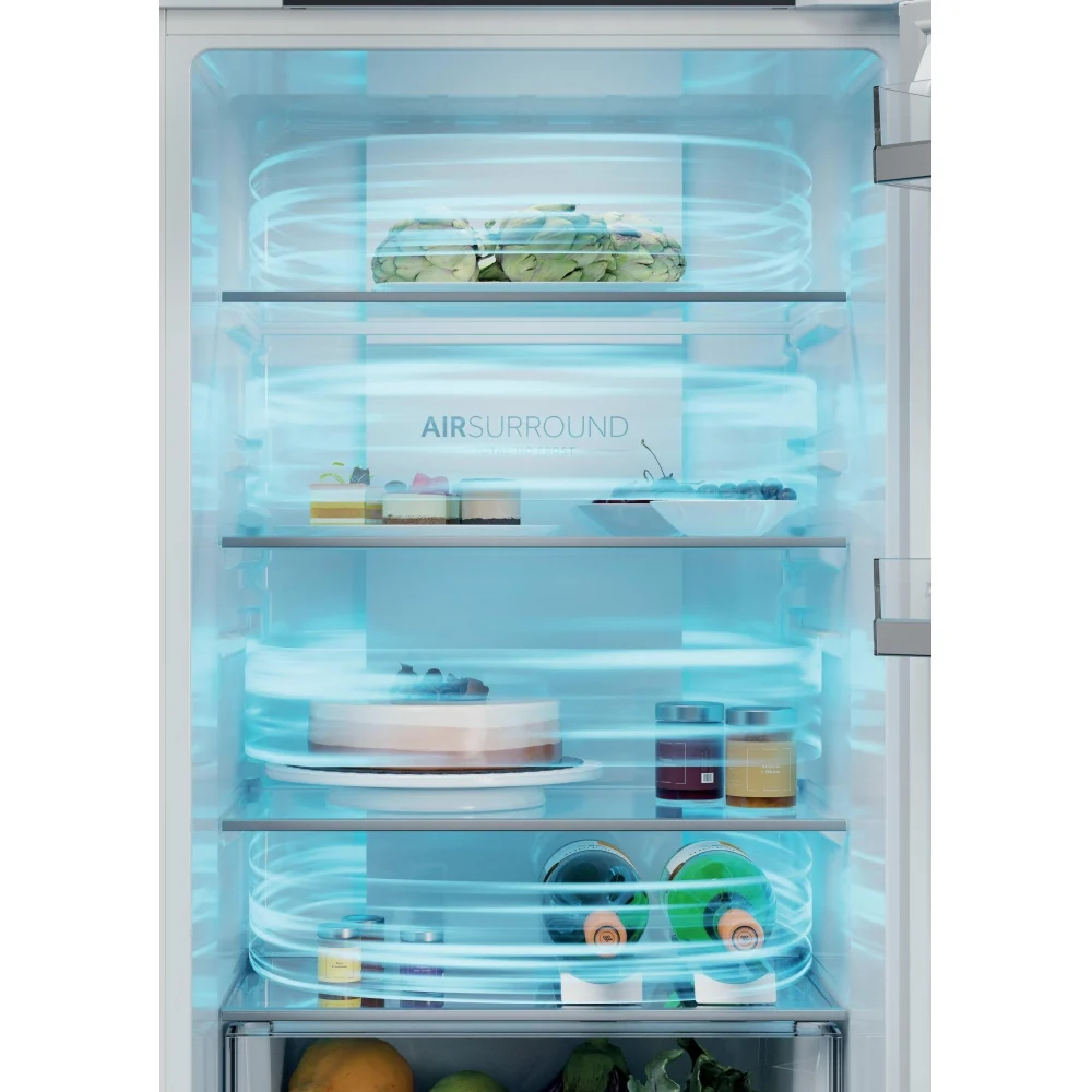 Haier HBQW5519EK-UK - Sliding Hinge White Integrated Fridge Freezer - 284L - E Energy - Image 6