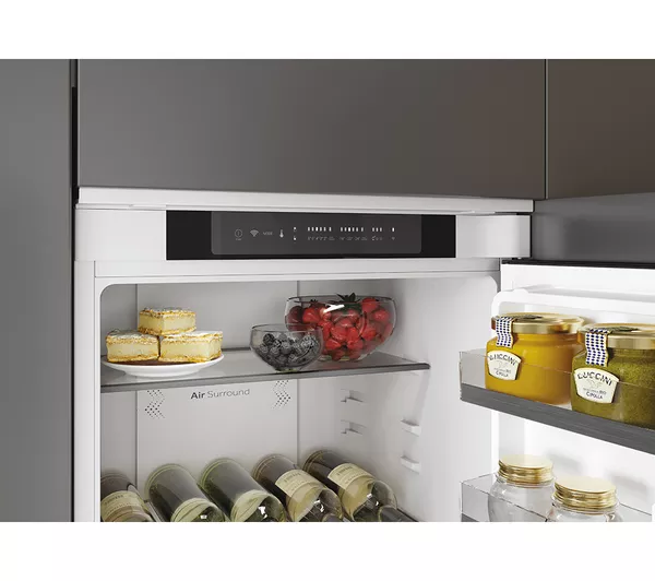 HAIER HBW5518DK-1 - White Integrated Smart 70/30 Fridge Freezer - 248L - D Energy - Image 3