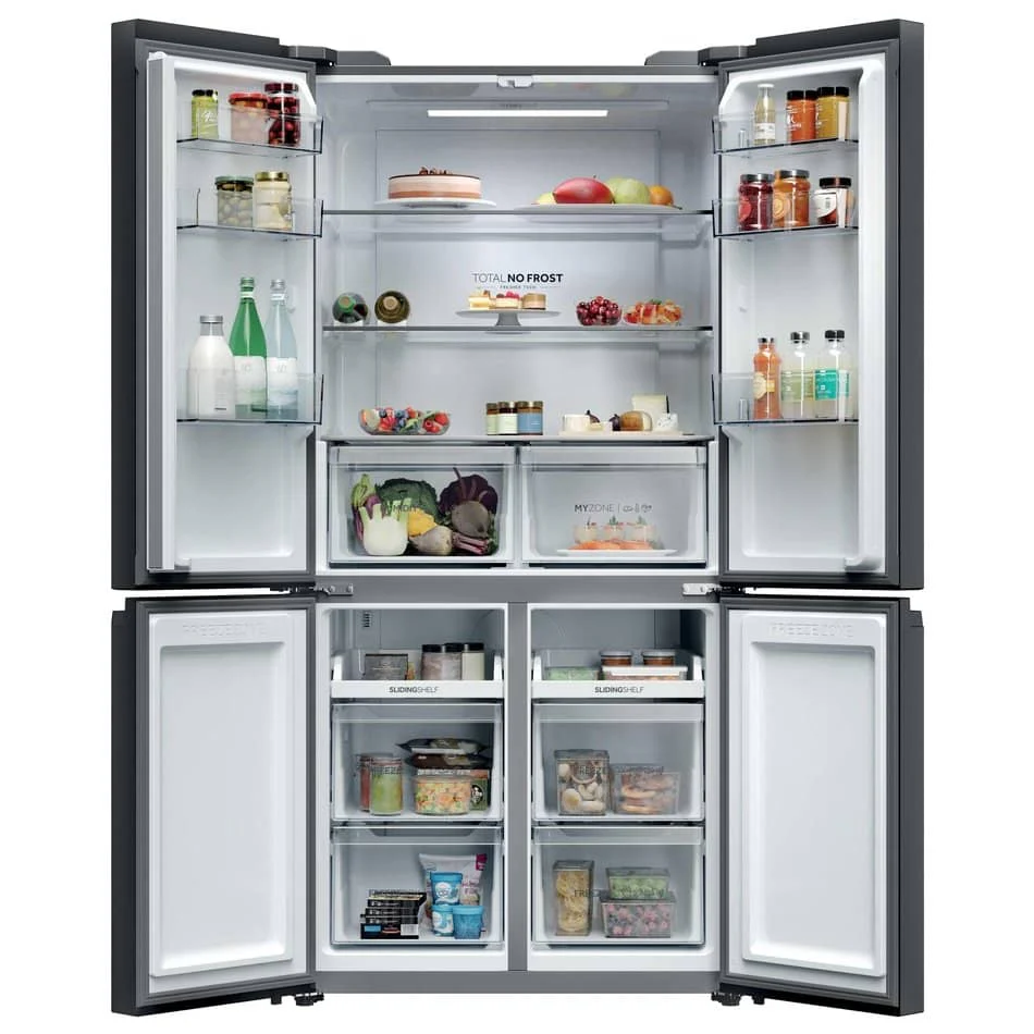 Haier HCR39F19ENPT - Slate Black American Fridge Freezer - 651L - 4 Star Energy Rating- E rated - Image 2
