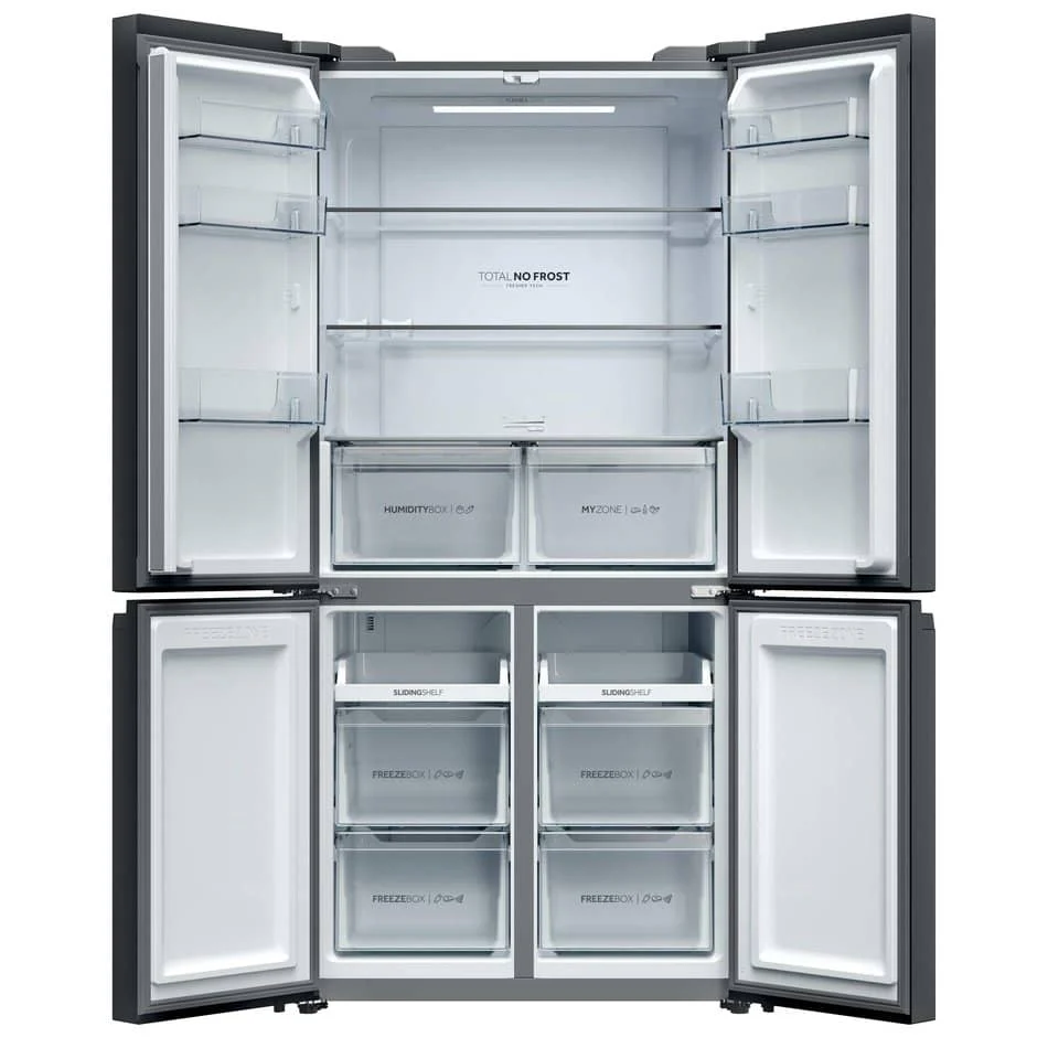 Haier HCR39F19ENPT - Slate Black American Fridge Freezer - 651L - 4 Star Energy Rating- E rated - Image 3