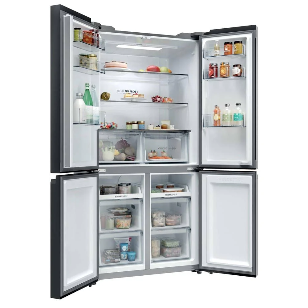 Haier HCR39F19ENPT - Slate Black American Fridge Freezer - 651L - 4 Star Energy Rating- E rated - Image 5