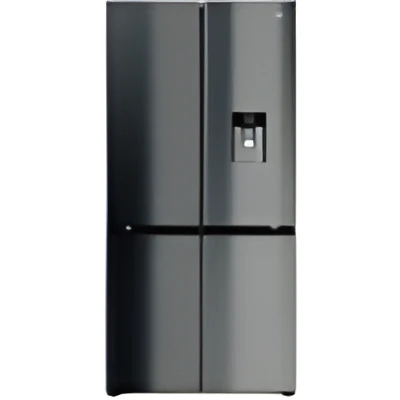 Haier HCW79F19EHSB - Stainless Steel American Fridge Freezer - 679L - E Rated - Image 2