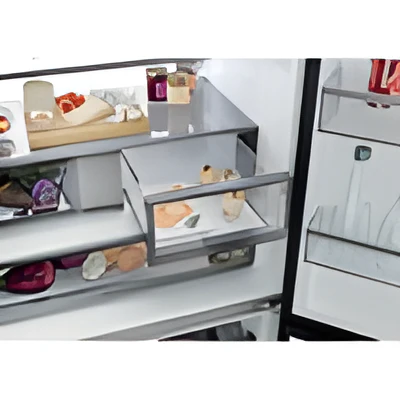 Haier HCW79F19EHSB - Stainless Steel American Fridge Freezer - 679L - E Rated - Image 5