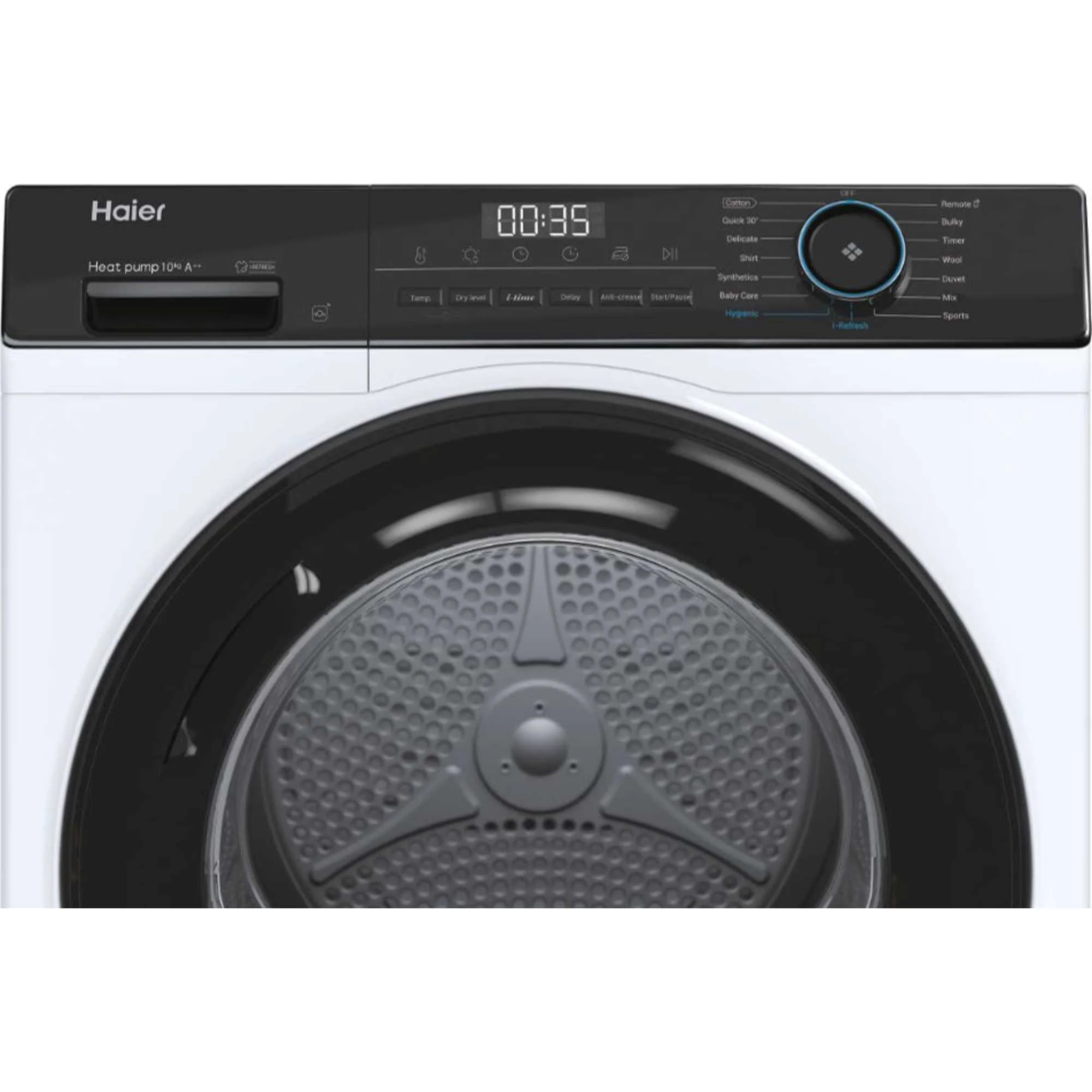Haier HD110-A2959E-80 - White 11KG Heat Pump Tumble Dryer - A++ Energy - Image 3