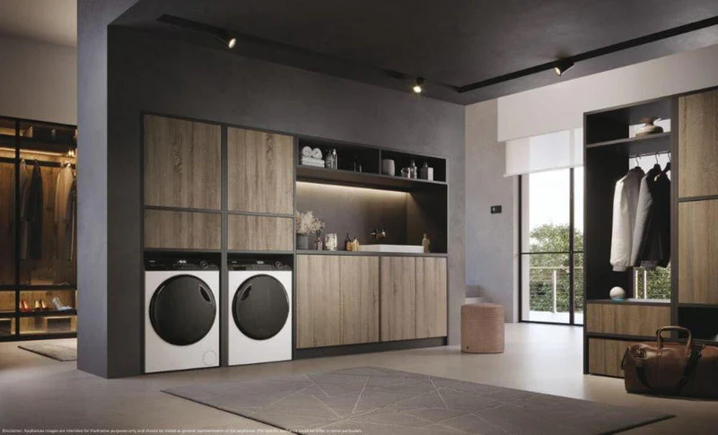 Haier HD90-A3959 - White Heat Pump Tumble Dryer - 9KG - A+++ Energy - Image 5