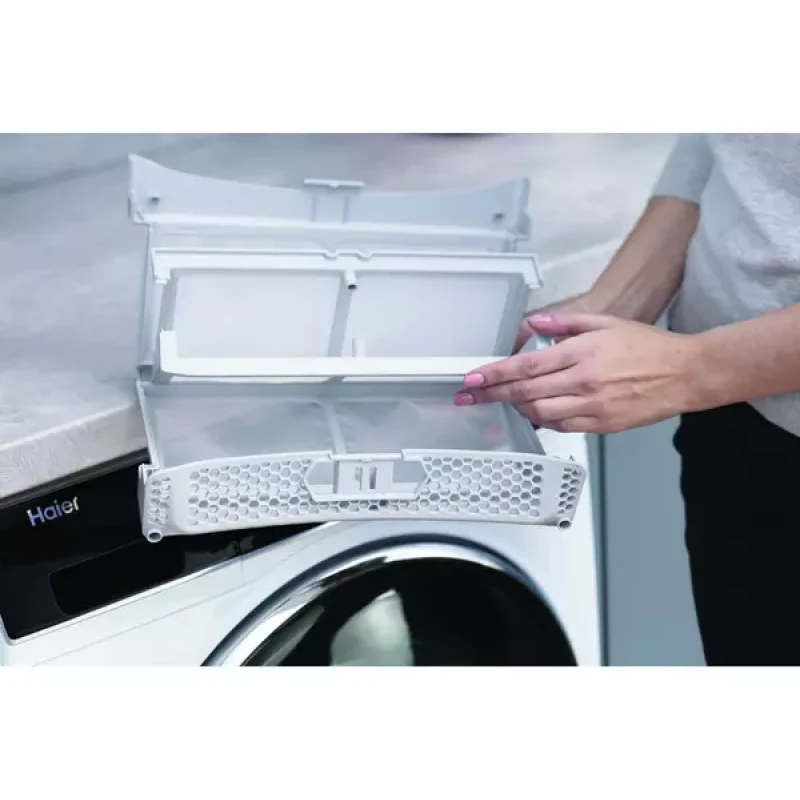 Haier HD90-A3Q979U1 - White 9KG Heat Pump Condenser Dryer - A+++ energy - Image 3