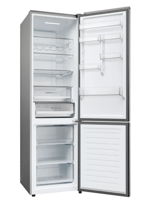 Haier HDPW5620ANPD - Silver Freestanding Frost Free Fridge Freezer - A energy - Image 2