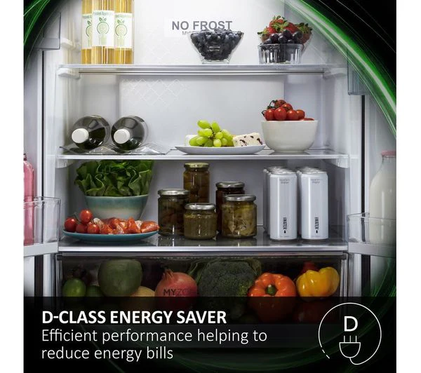 Haier HDPW5620DNPK - Platinum Inox 2D 60 Series 5 Pro Fridge Freezer - 406L - D energy - Image 4