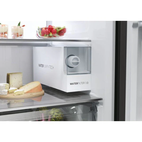 Haier HSW79F18DIPT - Slate Black Plumbed In American Fridge Freezer - 601L - D Energy Rating - Image 5