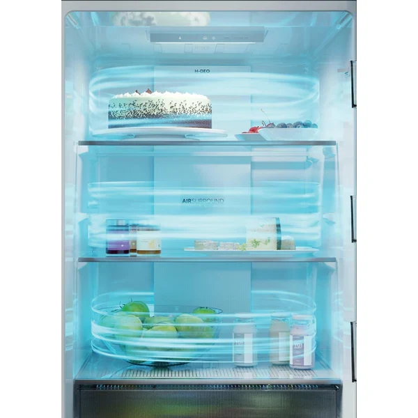 Haier HTR3518ENMTK - Black Fridge Freezer - 303L Total No Frost - Image 7