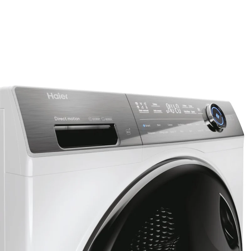 Haier HW100G-B14979U1 - White Freestanding 10KG Washing Machine - 1400 RPM - A energy - Image 3
