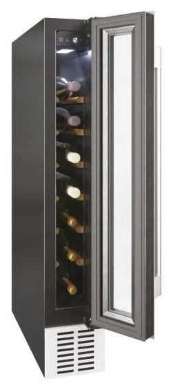 Hoover HWCB15UKSSM - Stainless Steel 8 Bottle Wine Cooler - Built-in - G Energy Rating - Image 2