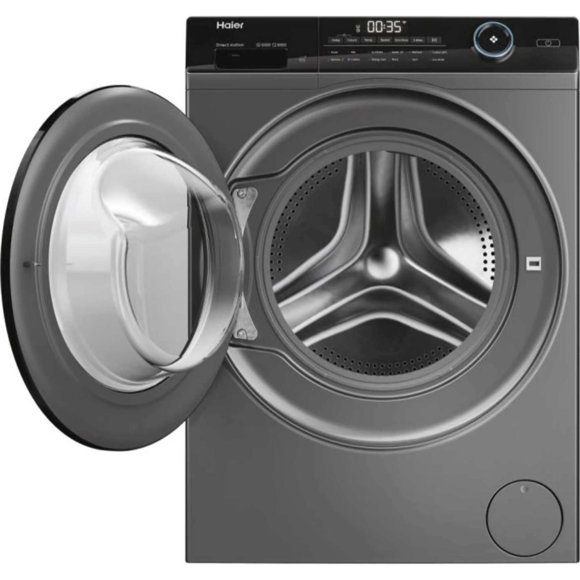 Haier HWD90-B14959S8NUK - Grey Series 5 Washer Dryer - 9KG Wash/6KG Dry - D Energy - Image 2