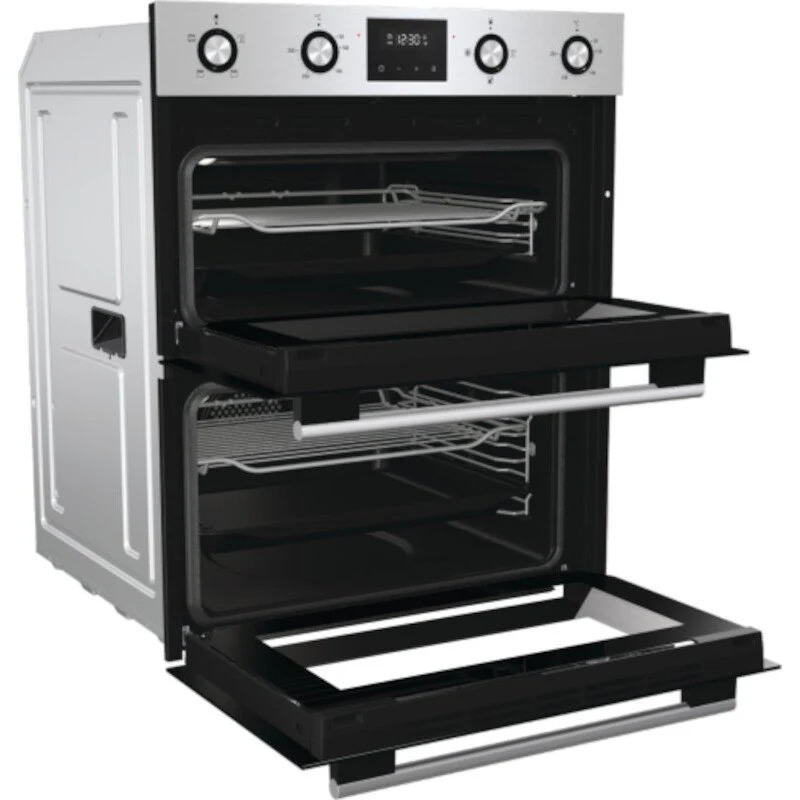 Hisense BID79222CXUK - Stainless Steel Built-Under Double Oven - 54L/38L - A Energy Rated - Image 2