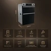 Hisense BID914221AX - Black/Stainless Steel Double Oven - 110L Total Capacity - A Rated - Image 2