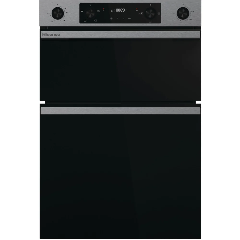 Hisense BID914221CX - Black/Stainless Steel Double Oven - 72L/38L - A Energy