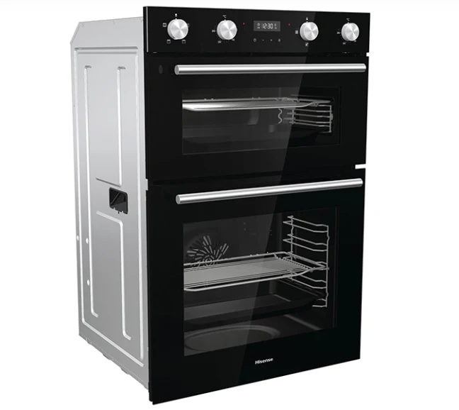 Hisense BID95211BGUK - Black Electric Double Oven - 72L & 38L Capacity - A Energy Rating