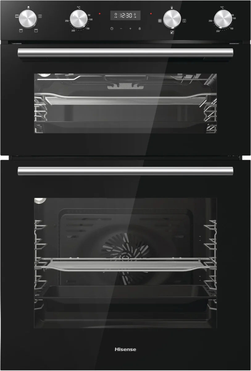 Hisense BID95211BGUK - Black Electric Double Oven - 72L & 38L Capacity - A Energy Rating - Image 2