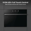Hisense BIM45342ADBGUK - Black Built-in Compact Microwave Oven - 50L Capacity - Image 4