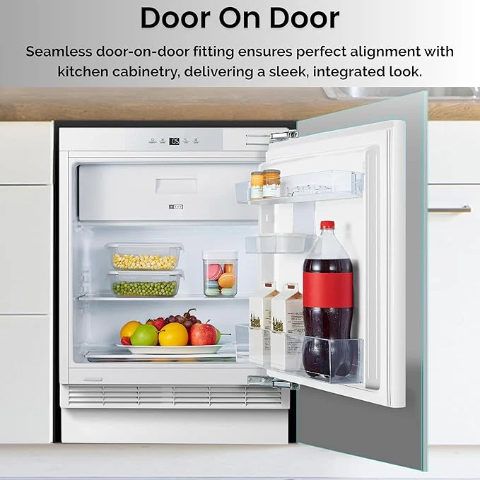 Teknix BITHUR4 - White Under Counter Fridge - 138L with Ice Box - E Energy Rating - Image 5