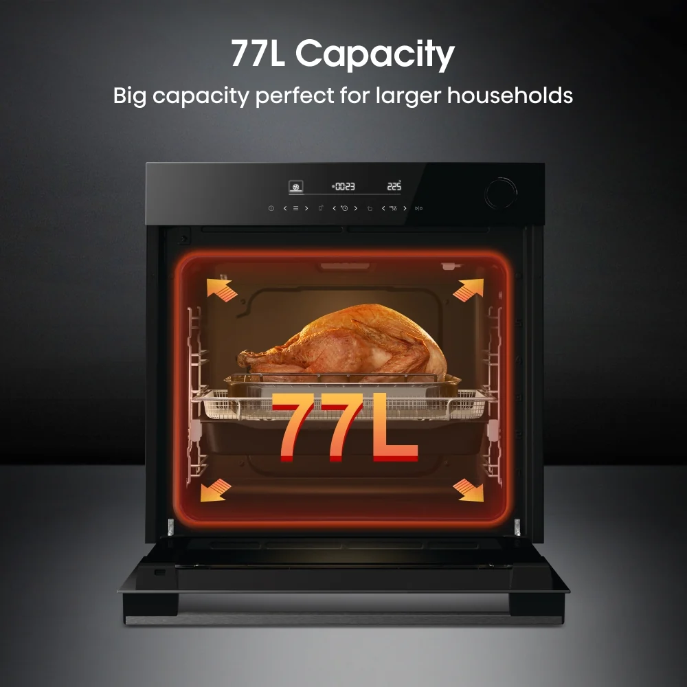 Hisense BSA66346ADBGUK - Black Built-In Single Oven - 77L - A+ Energy - Image 4