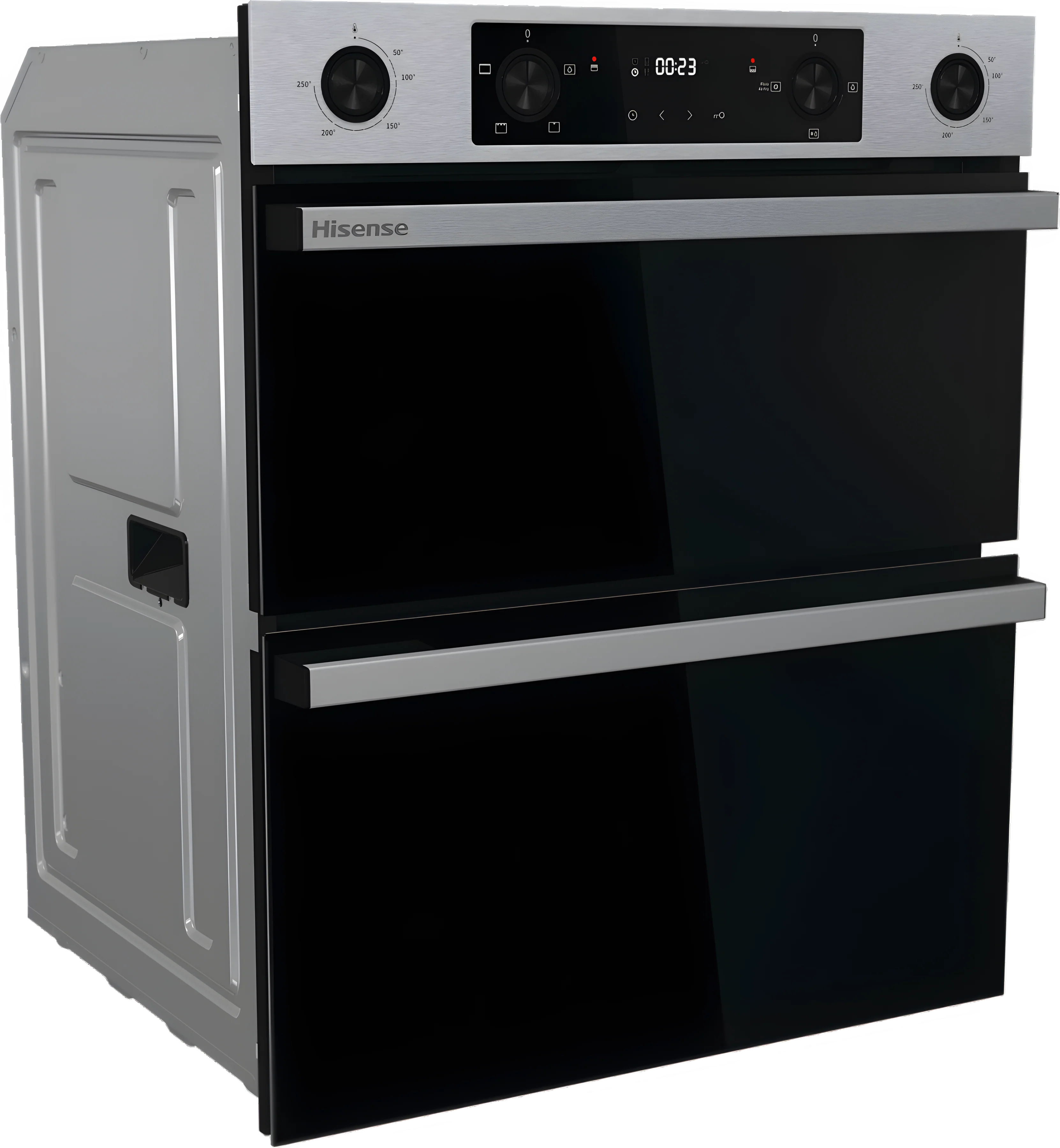 Hisense BUD714221CX - Stainless Steel Built-Under Double Oven - 92L Total Capacity - A Energy - Image 2