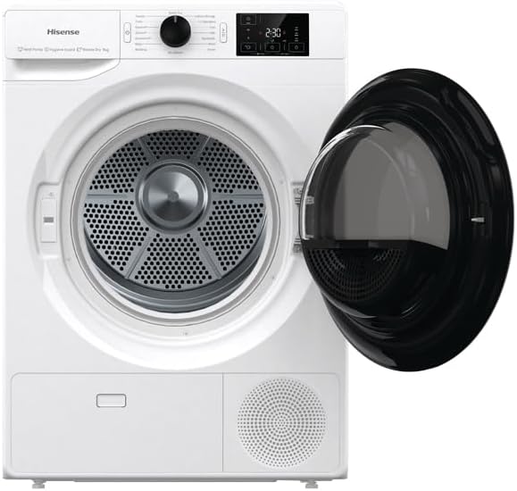Hisense DHGC903 - White 9KG Tumble Dryer - Heat Pump - A++ Energy Rating - Image 3