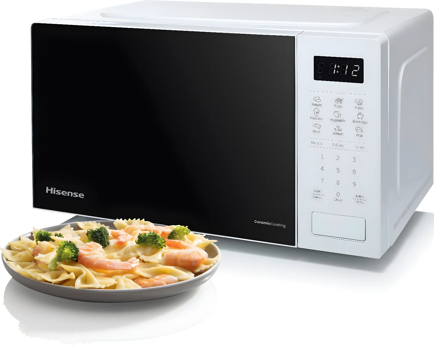 Hisense H20MOWS4UK - White Microwave Oven - 20L Capacity - 700W - Image 2