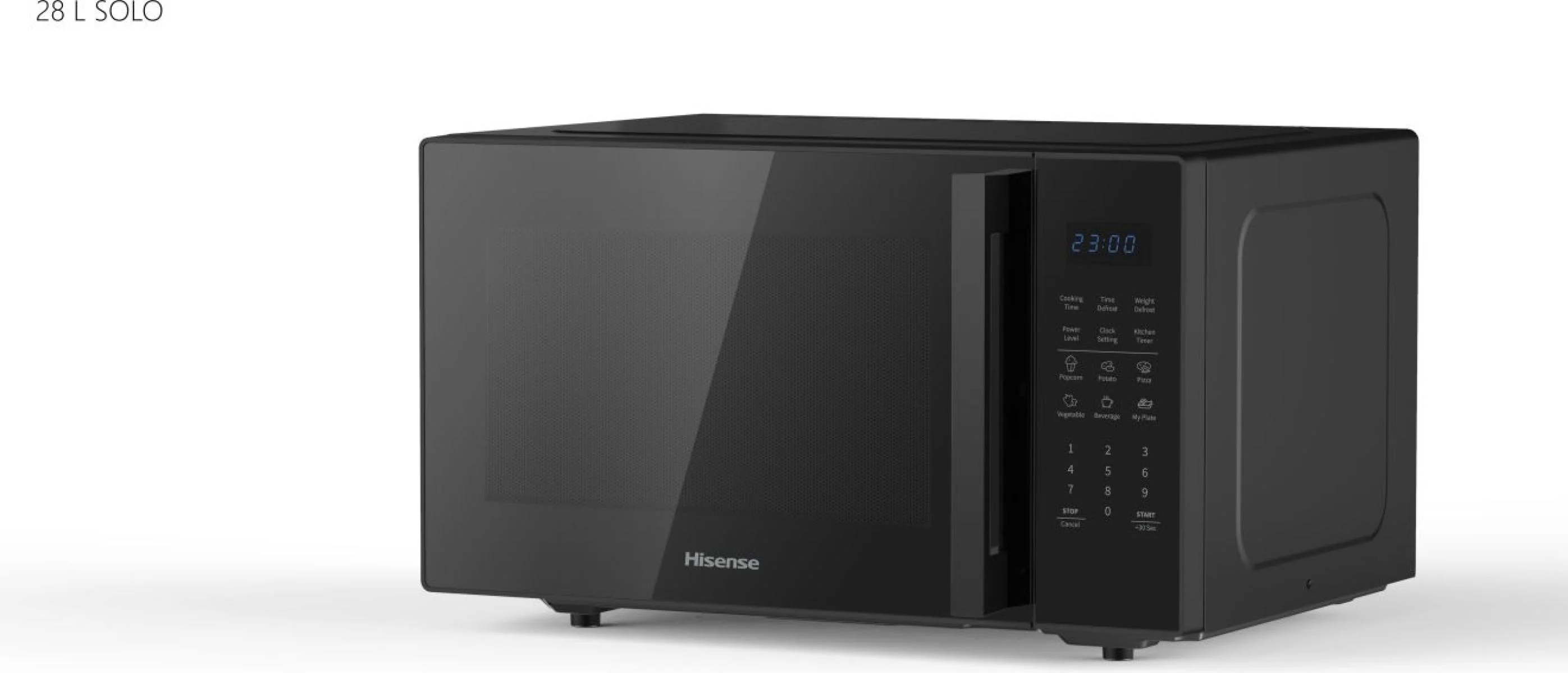Hisense H29MOBS9HGUK - Black Microwave Oven with Grill - 29L Capacity - 900W - Image 4