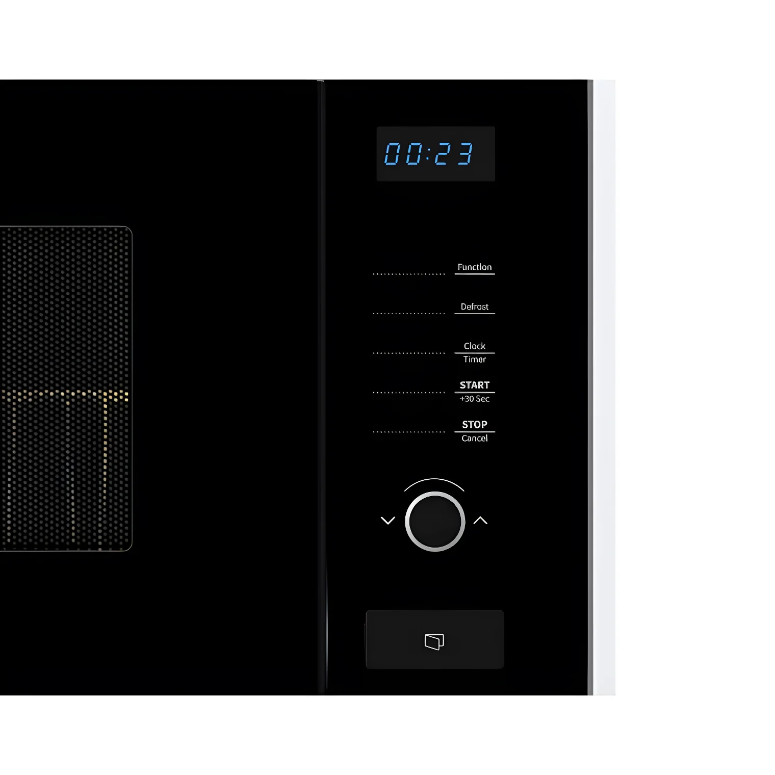 Hisense HB25MOBX7GUK - Black Built-In Microwave with Grill - 25L - 900W - Image 3