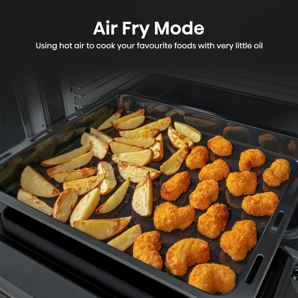 Hisense HDCEIT6C20B - Black Electric Double Oven Cooker - Induction Hob - A Rated - Image 5