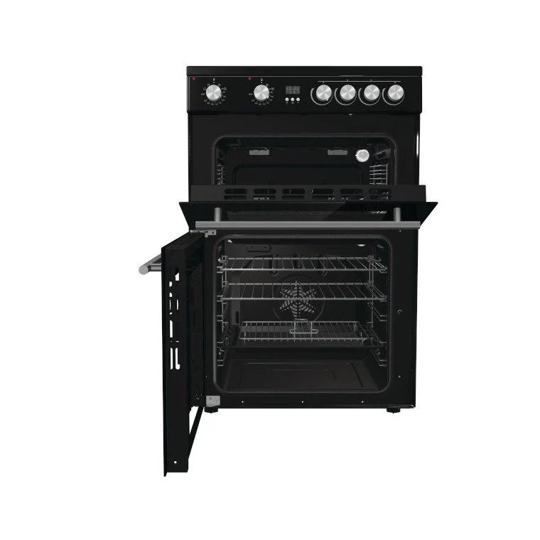 Hisense HDE3211BBUK - Black Electric Cooker - Double Oven - A Rated - Image 4