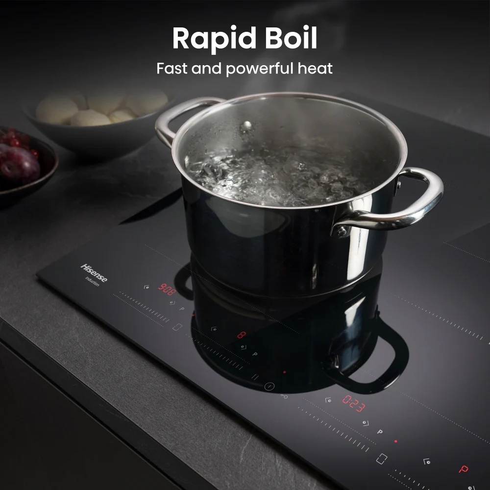 Hisense HI6442BSCE - Black Induction Hob - 4 Zones - 59cm - Image 5