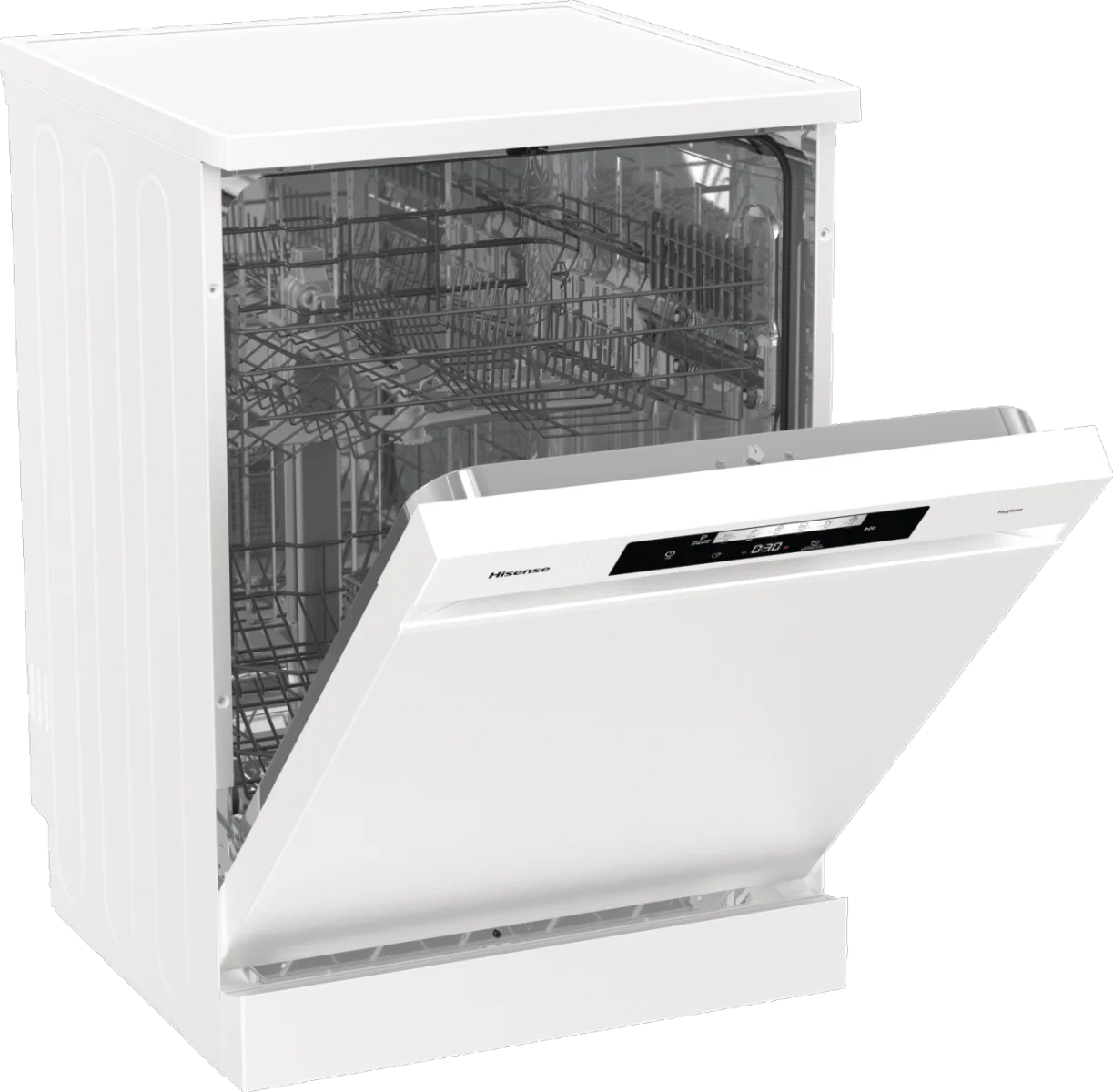 Hisense HS642D90WUK - White Freestanding Dishwasher - 14 Place Settings - D Energy - Image 10